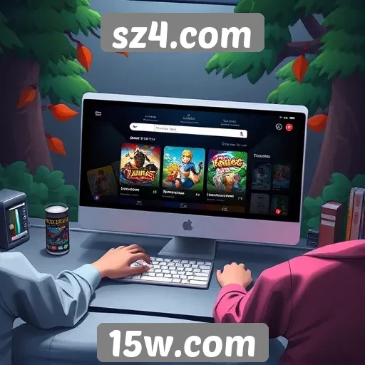 Experiência do usuário no site de jogos sz4.com